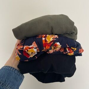 Three maternity dresses